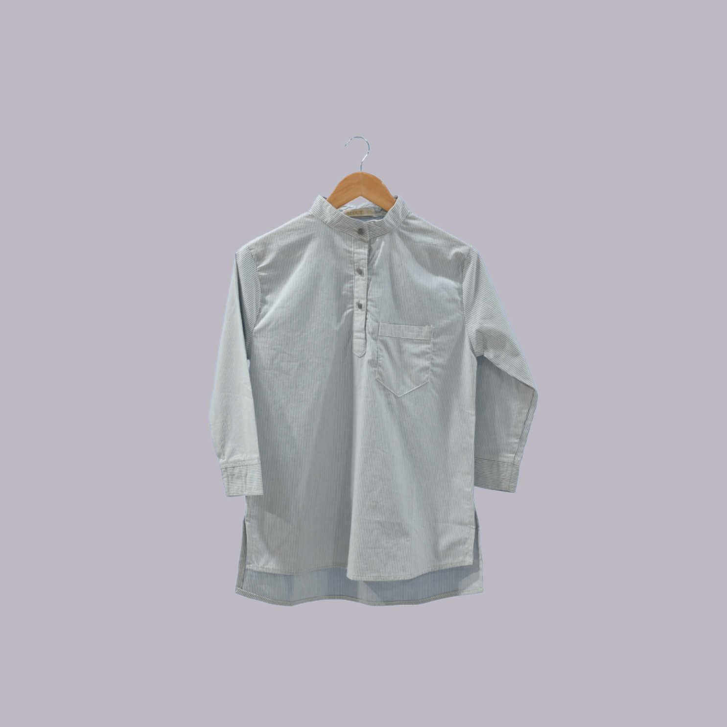 Hana no Kage Flower Shadow – Japanese Collar Striped Shirt